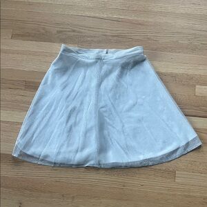 American Girl Sparkling Silver Skater Skirt, 12